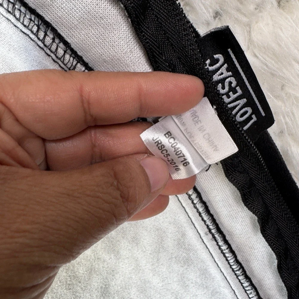 Lovesac‎ Sactionals Cover Black Padded Velvet Suede Replacement 36X21X3